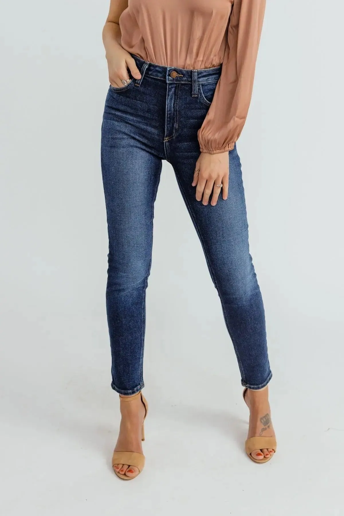 Ashby Dark Wash Skinny Jeans