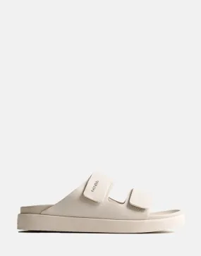 Calvin Klein Flat Adjustable Calvin Slides Stone