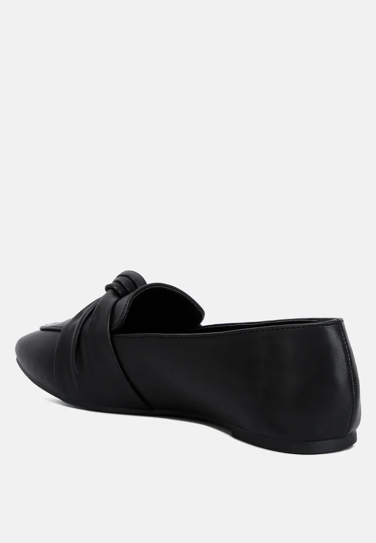 Denali Recycled Faux Leather Flat Loafers