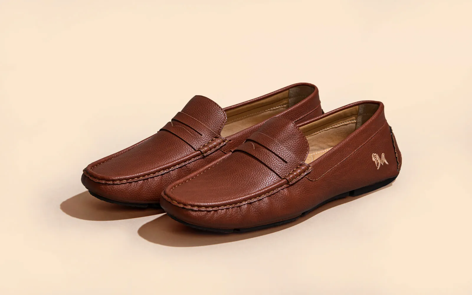 Dress Loafers : Tan