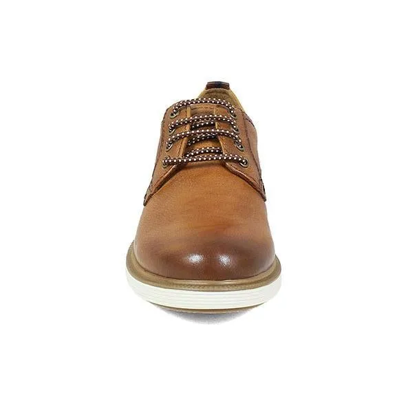 Florsheim Kids Boy's Sapacush Plain Toe Ox Cognac (Sizes 1-4)