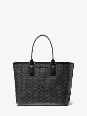 Jodie Small Logo Jacquard Tote Bag