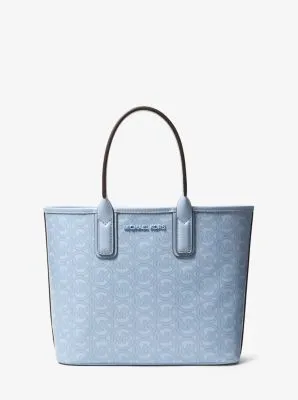 Jodie Small Logo Jacquard Tote Bag