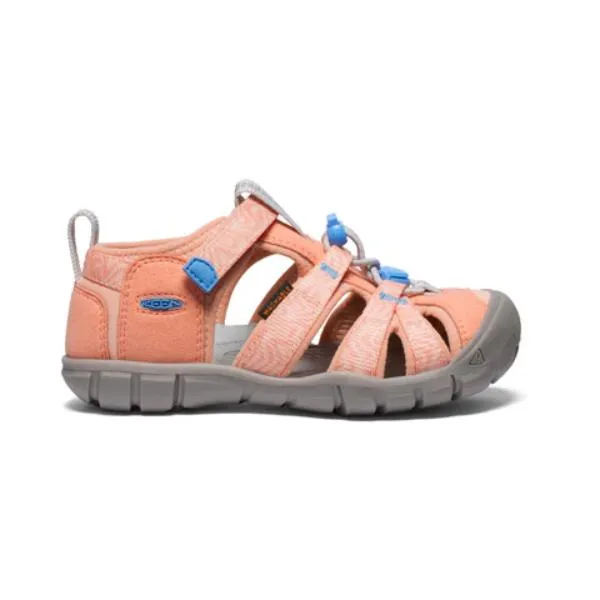 KEEN SEACAMP II CNX PAPAYA PUNCH/MARINA LITTLE/BIG KIDS SANDALS (WATER FRIENDLY)