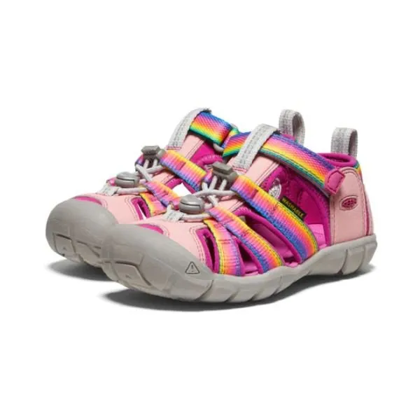 KEEN SEACAMP II CNX RAINBOW LITTLE/BIG KIDS SANDALS (WATER FRIENDLY)