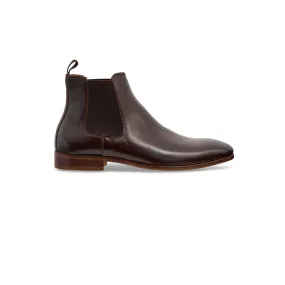 Lluis Shoes & Co Figo Boots Coffee Genuine Leather