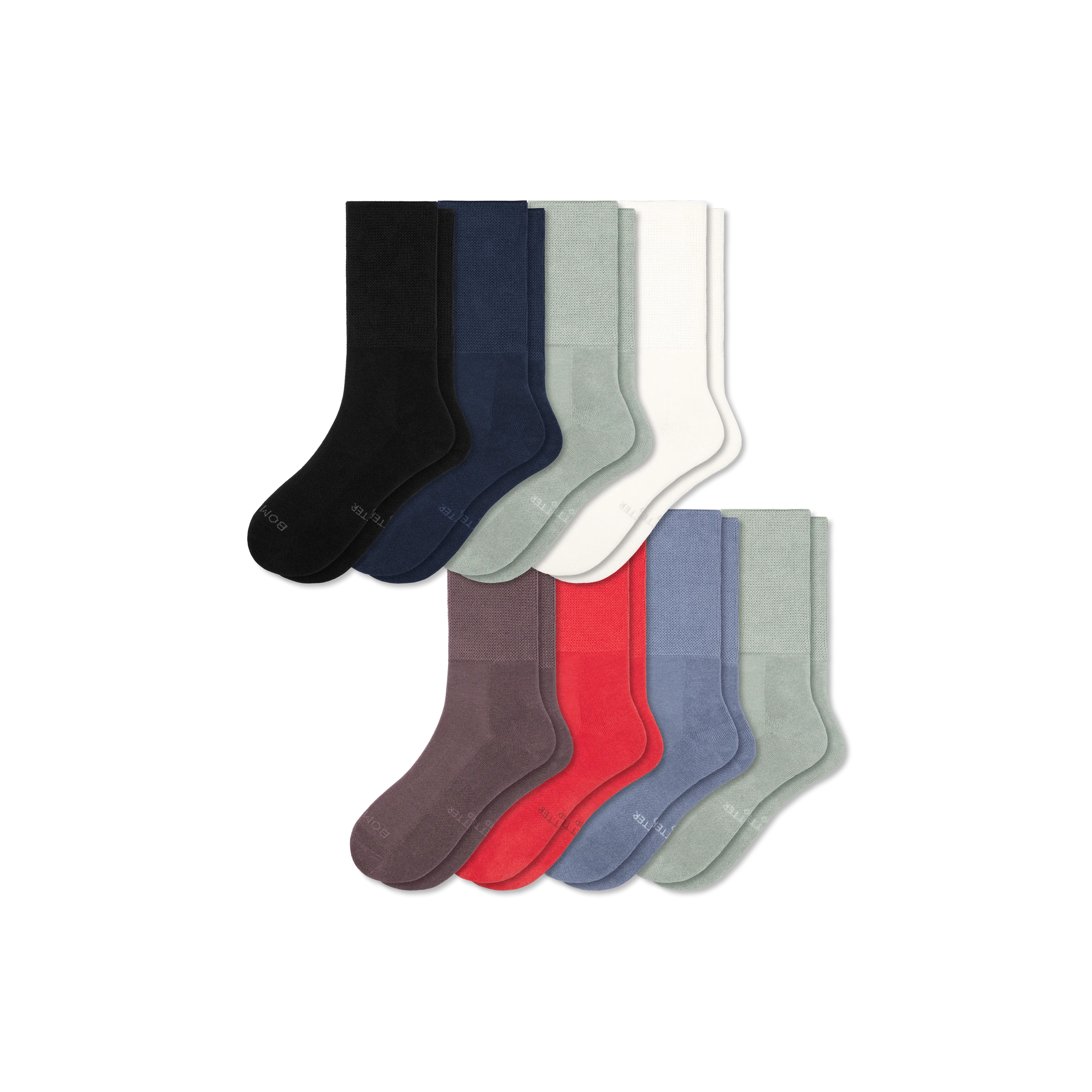 Men's Ultra Stretch Calf Sock 8-Pack