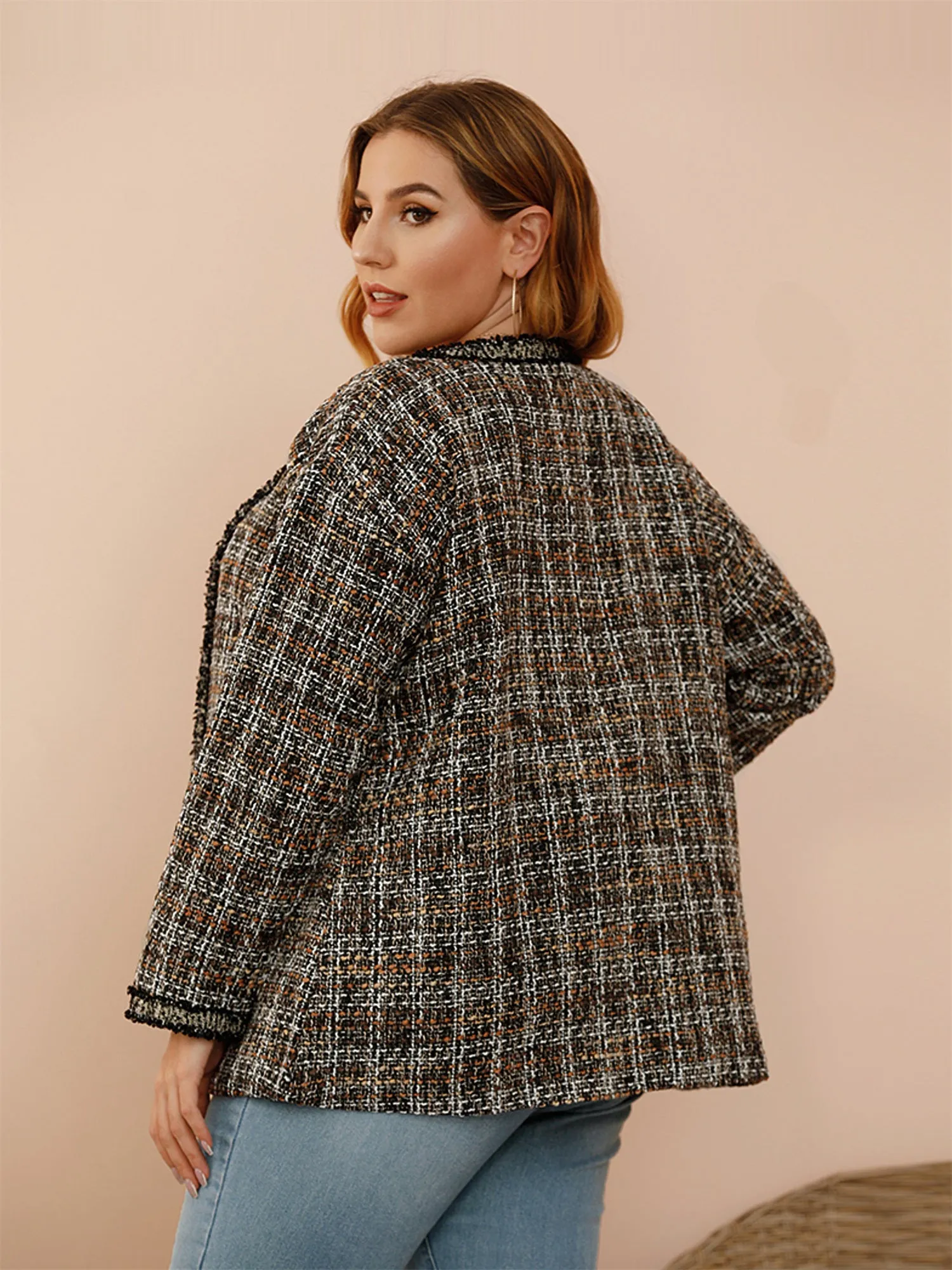 Midsize Vintage Tweed Jacket