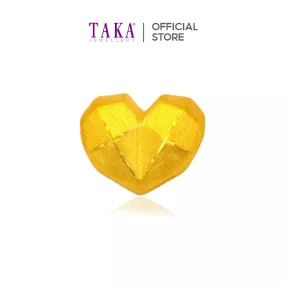 TAKA Jewellery 999 Pure Gold Charm Heart