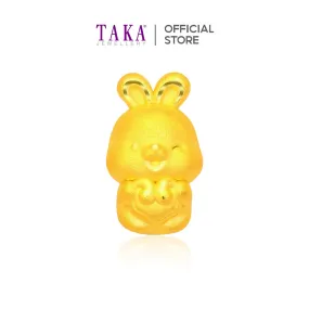 TAKA Jewellery 999 Pure Gold Charm Rabbit