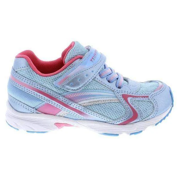 Tsukihoshi GLITZ Blue Ice Girls Running Shoes (Machine Washable)