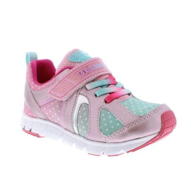 Tsukihoshi Rainbow Rose Mint Girls' Running Shoes – Machine Washable