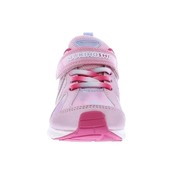 Tsukihoshi Rainbow Rose Pink Girls' Running Shoes – Machine Washable